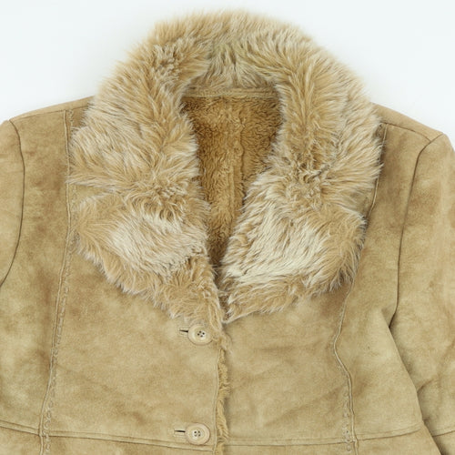 DASH Womens Brown Jacket Size 18