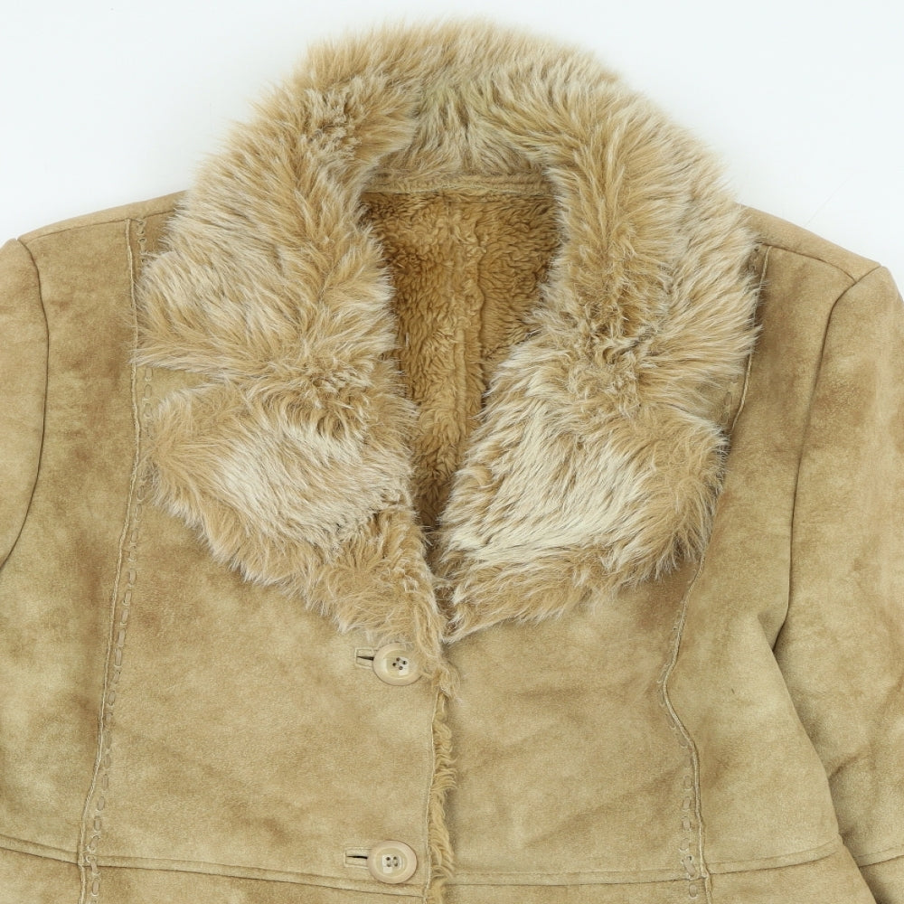 DASH Womens Brown Jacket Size 18