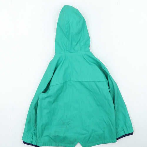 Dunnes Stores Boys Green Rain Coat Coat Size 3-4 Years