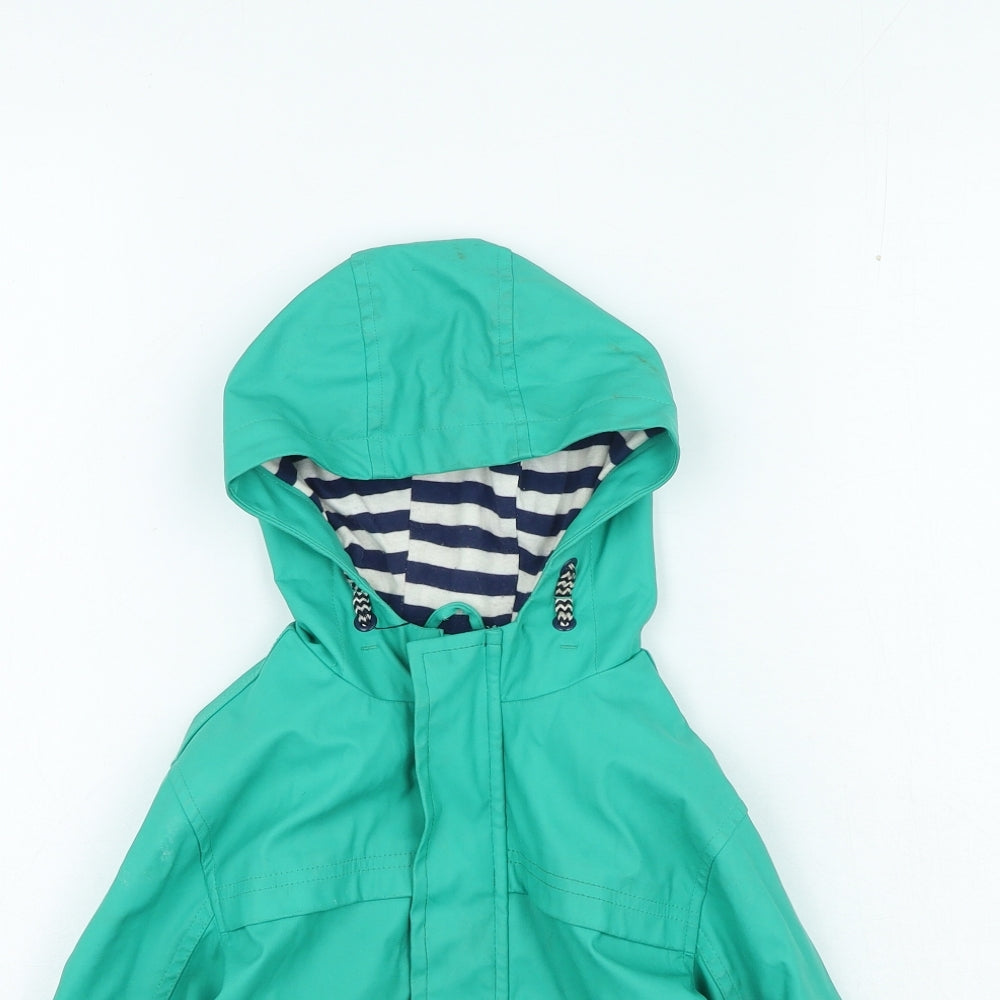 Dunnes Stores Boys Green Rain Coat Coat Size 3-4 Years