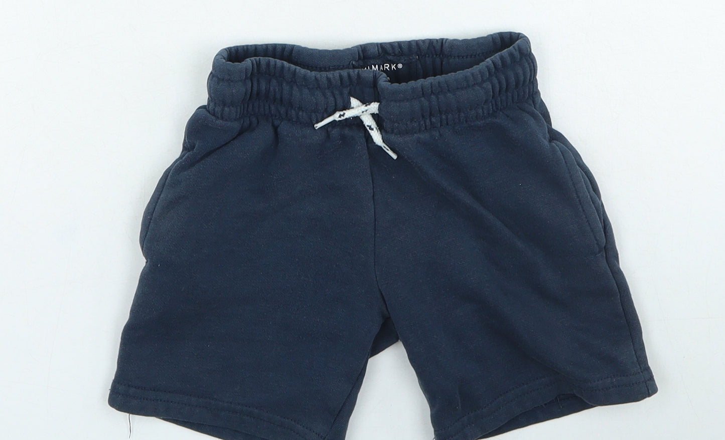 Primark Boys Blue Cotton Sweat Shorts Size 2-3 Years Regular
