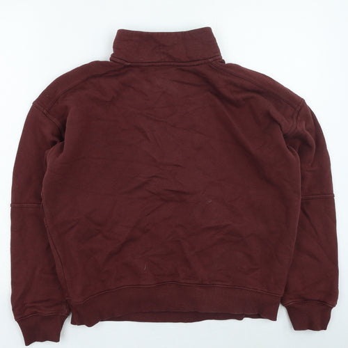 NEXT Womens Red Cotton Pullover Sweatshirt Size M