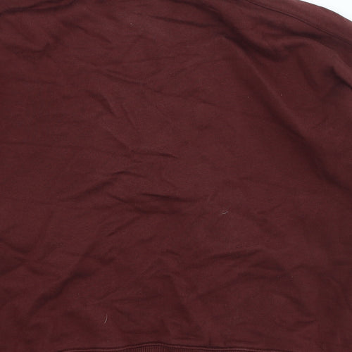 NEXT Womens Red Cotton Pullover Sweatshirt Size M
