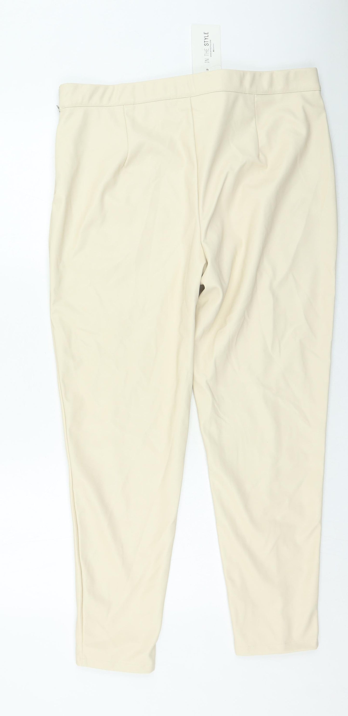In the Style Womens Beige Polyester Jegging Leggings Size 18 L26 in