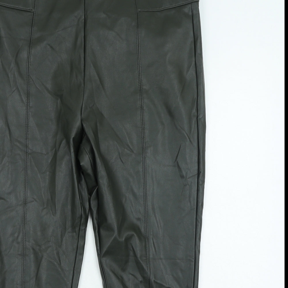 Marks and Spencer Womens Green Polyester Jegging Leggings Size 18 L27 in