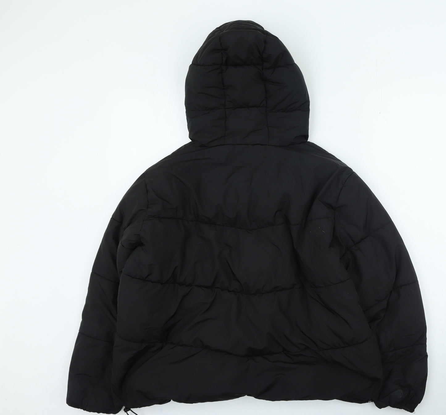 New look Womens Black Puffer Jacket Coat Size M