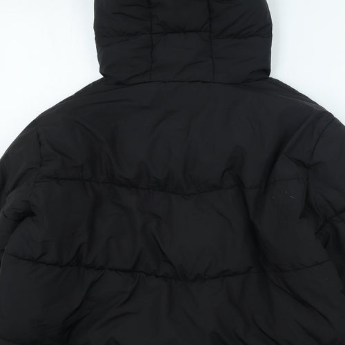 New look Womens Black Puffer Jacket Coat Size M