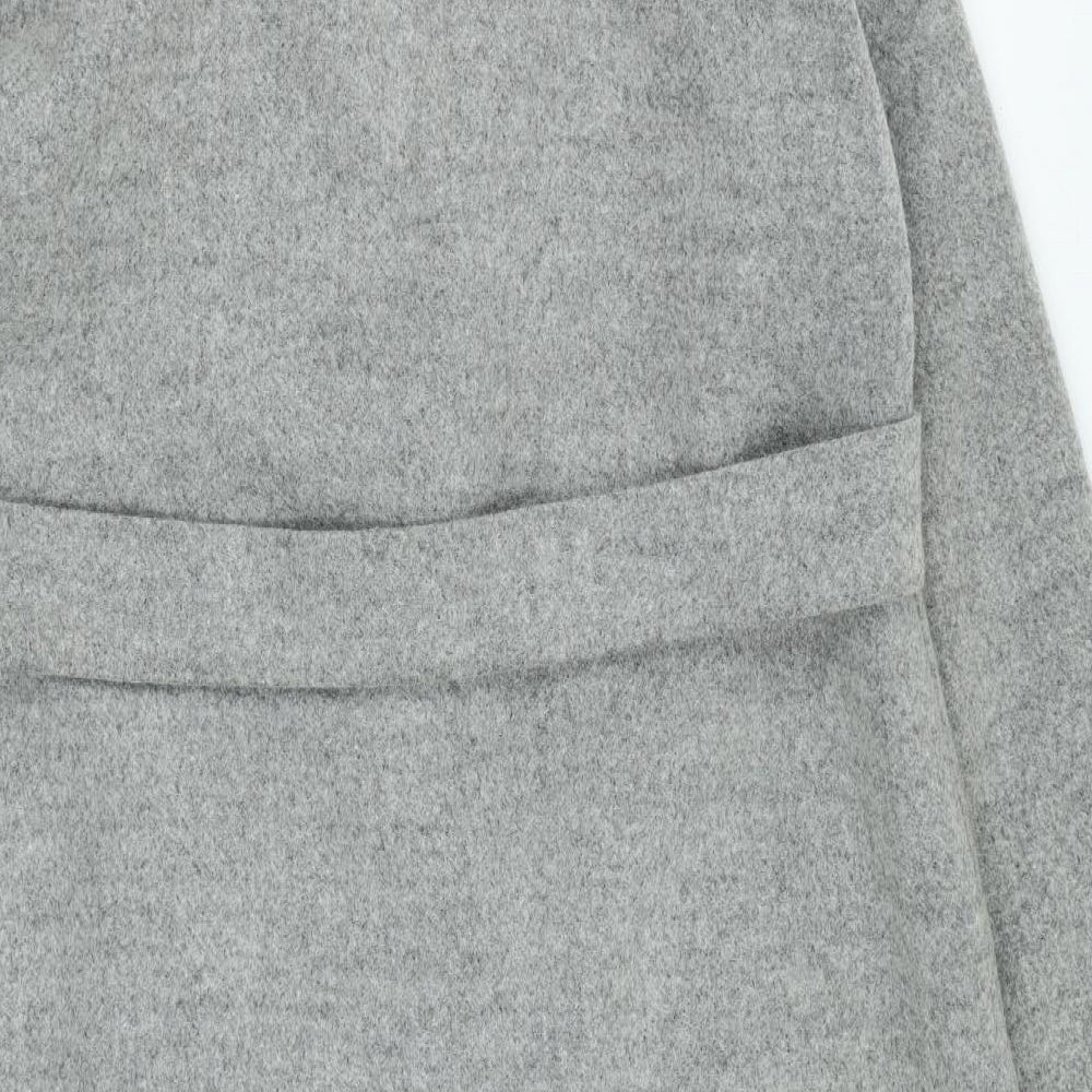 New Look Womens Grey Trench Coat Coat Size 14