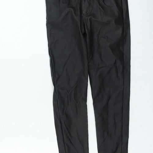 Preworn Womens Black Polyester Jegging Leggings Size S L25 in