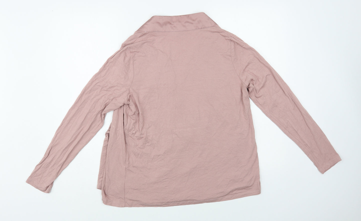 Soon Womens Pink Viscose Kimono Blouse Size 14 V-Neck