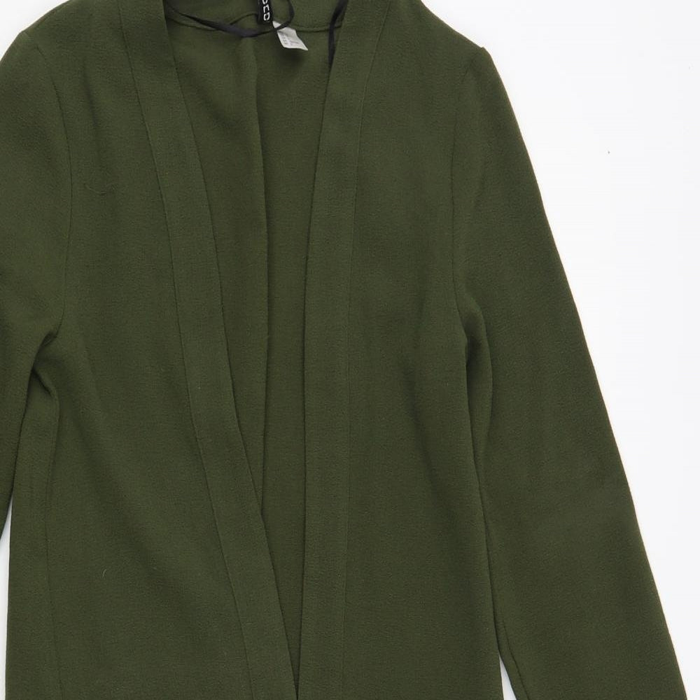 H&M Womens Green Jacket Blazer Size S