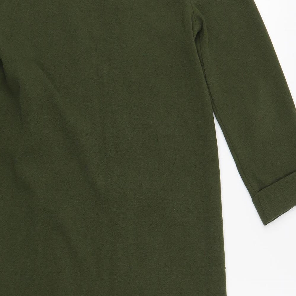 H&M Womens Green Jacket Blazer Size S