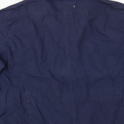 Berkertex Womens Blue Windbreaker Jacket Size 14 Zip