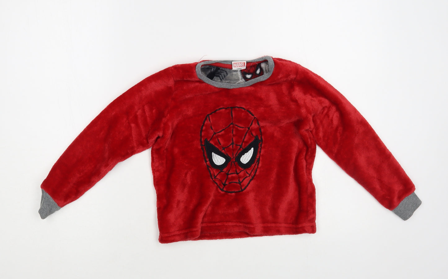 Marvel Boys Red Polyester Pullover Sweatshirt Size 6 Years Pullover - Spider-Man