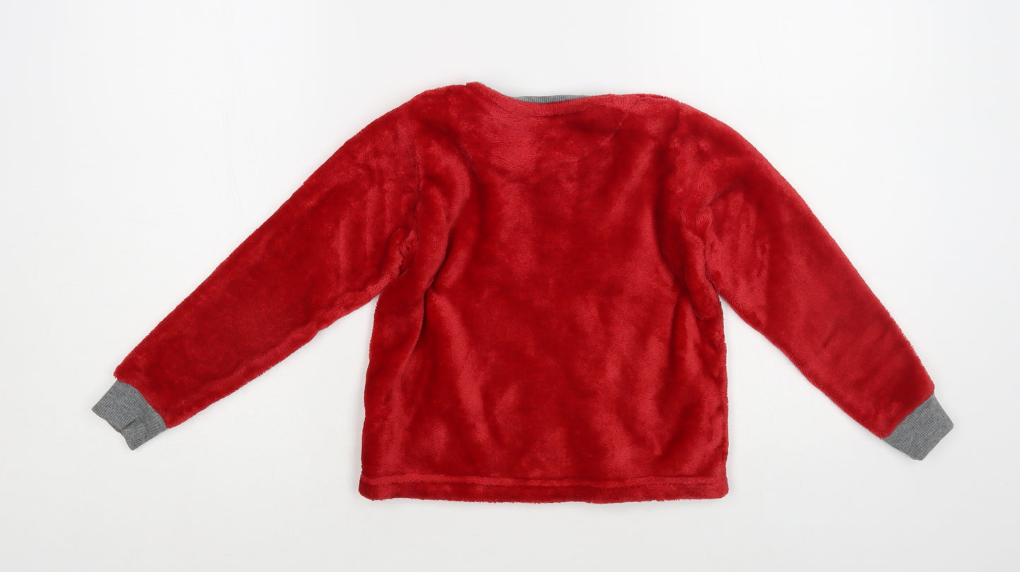 Marvel Boys Red Polyester Pullover Sweatshirt Size 6 Years Pullover - Spider-Man