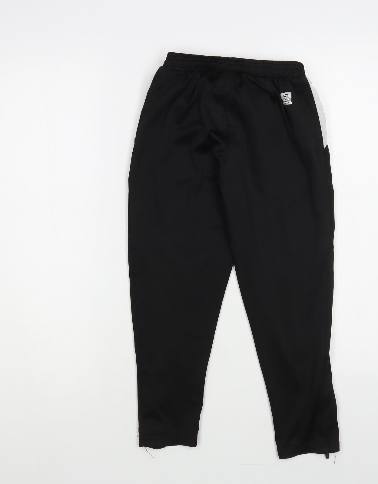 Sondico Boys Black Polyester Jogger Trousers Size 7-8 Years Regular Drawstring