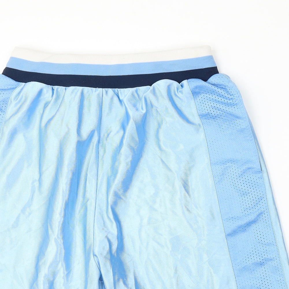 D-Non Mens Blue Polyester Sweat Shorts Size S L10 in Regular