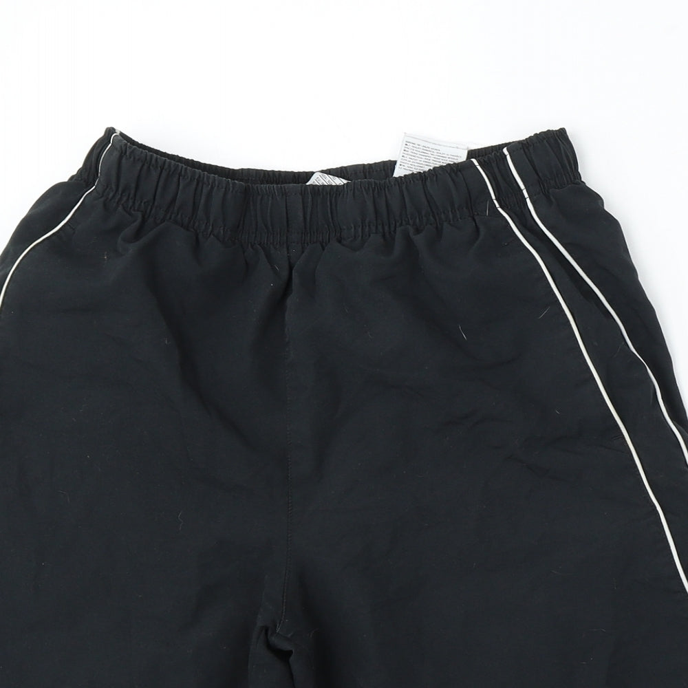 Nike Boys Black Polyester Sweat Shorts Size 13-14 Years Regular