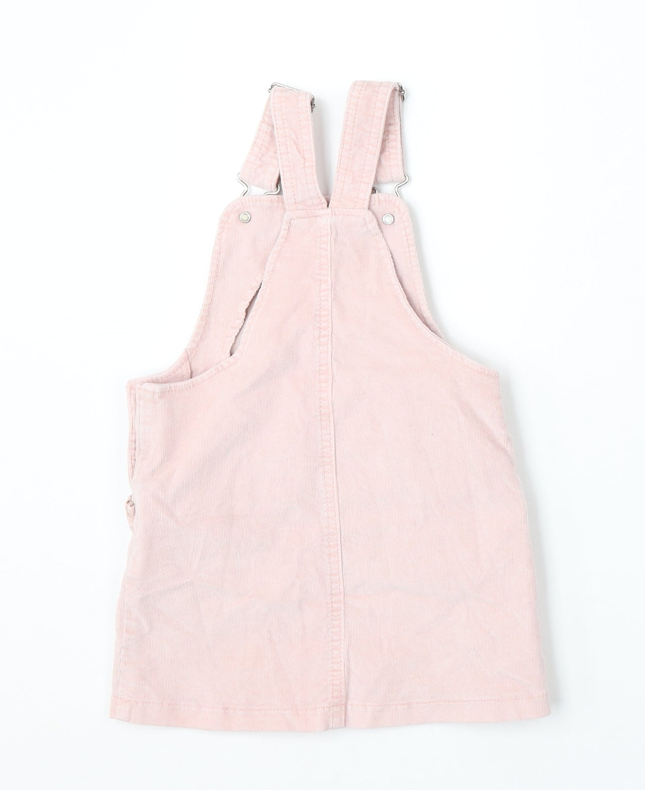 F&F Girls Pink Polyester Dungaree One-Piece Size 3-4 Years