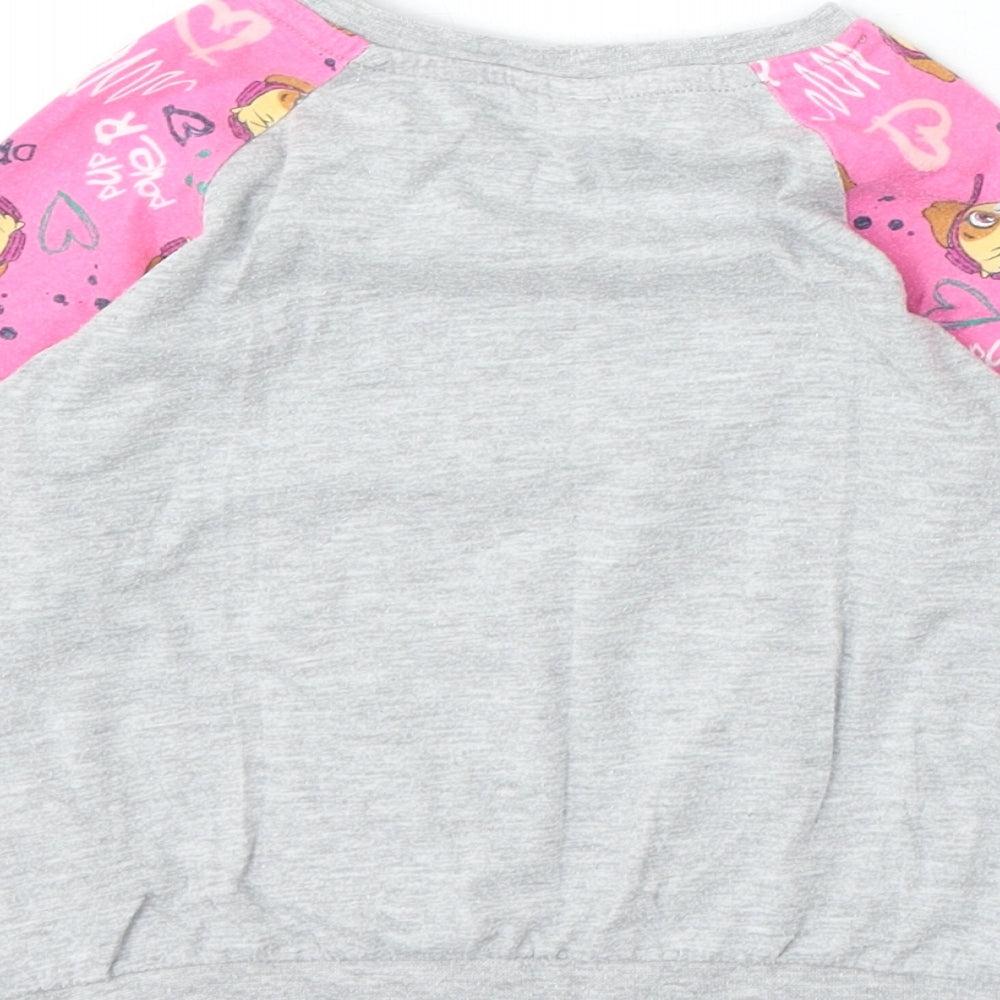 TU Girls Multicoloured Cotton Basic T-Shirt Size 3-4 Years Round Neck - Paw Patrol
