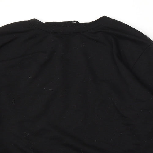 SheIn Womens Black Polyester Pullover Sweatshirt Size XL