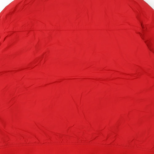Blue Harbour Mens Red Jacket Coat Size XL Zip