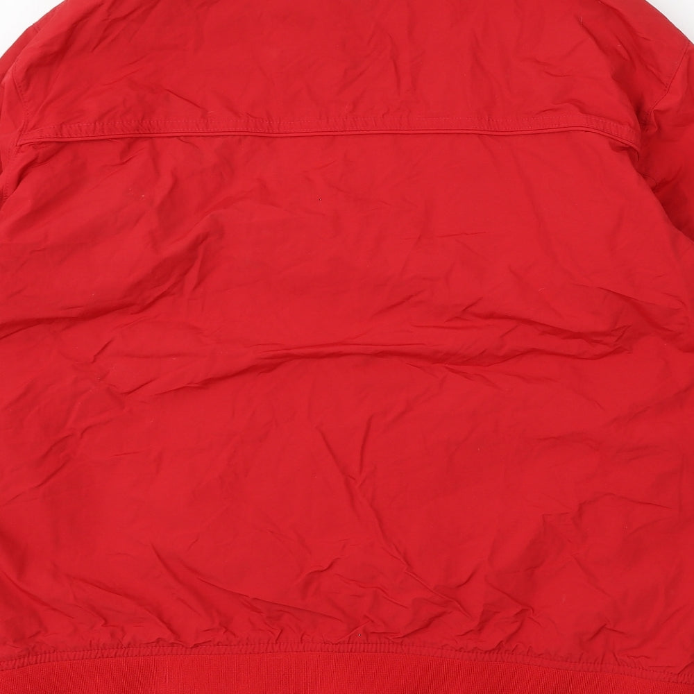 Blue Harbour Mens Red Jacket Coat Size XL Zip