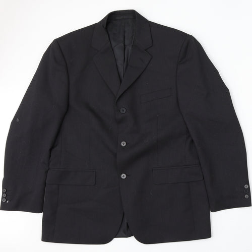 Burton Mens Black Polyester Jacket Suit Size 40