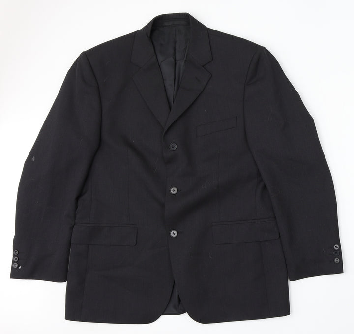 Burton Mens Black Polyester Jacket Suit Size 40