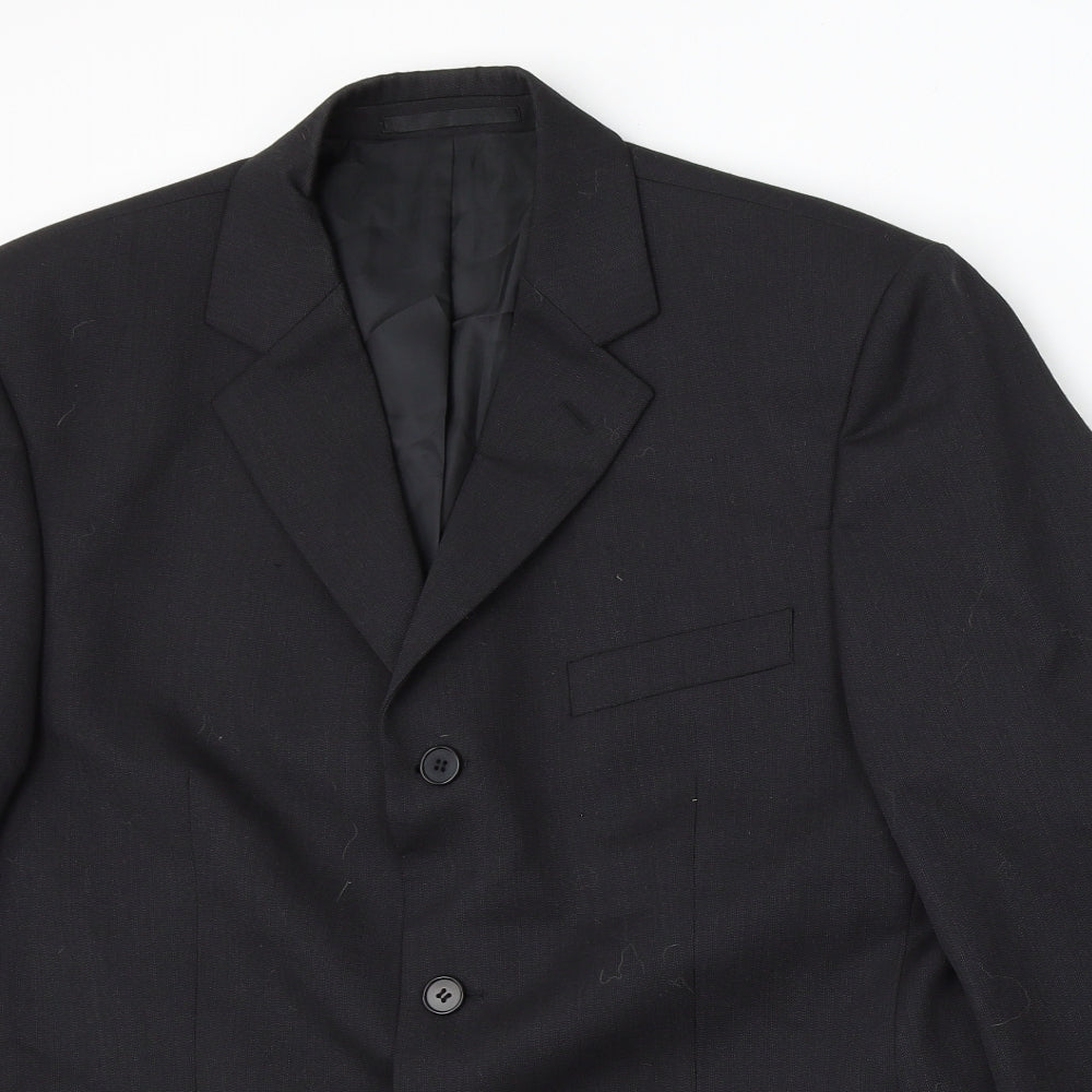 Burton Mens Black Polyester Jacket Suit Size 40