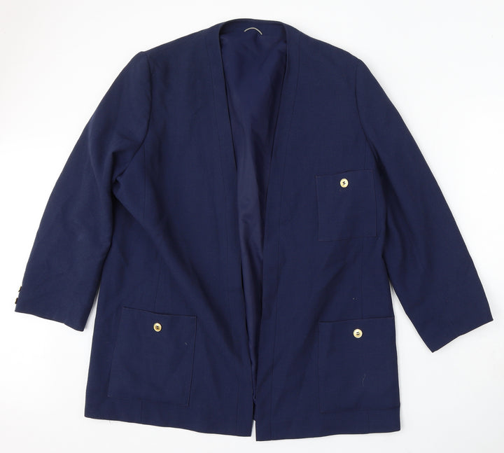 Julius Womens Blue Jacket Size 16