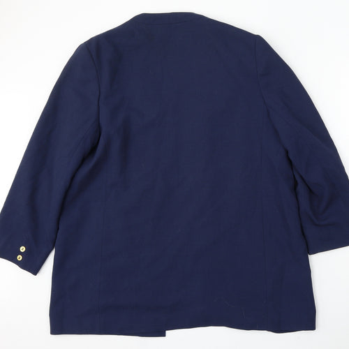 Julius Womens Blue Jacket Size 16
