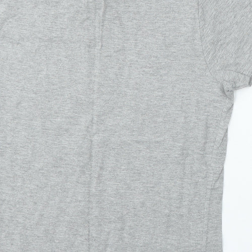 B&C Collection Womens Grey Cotton Basic T-Shirt Size XL Round Neck