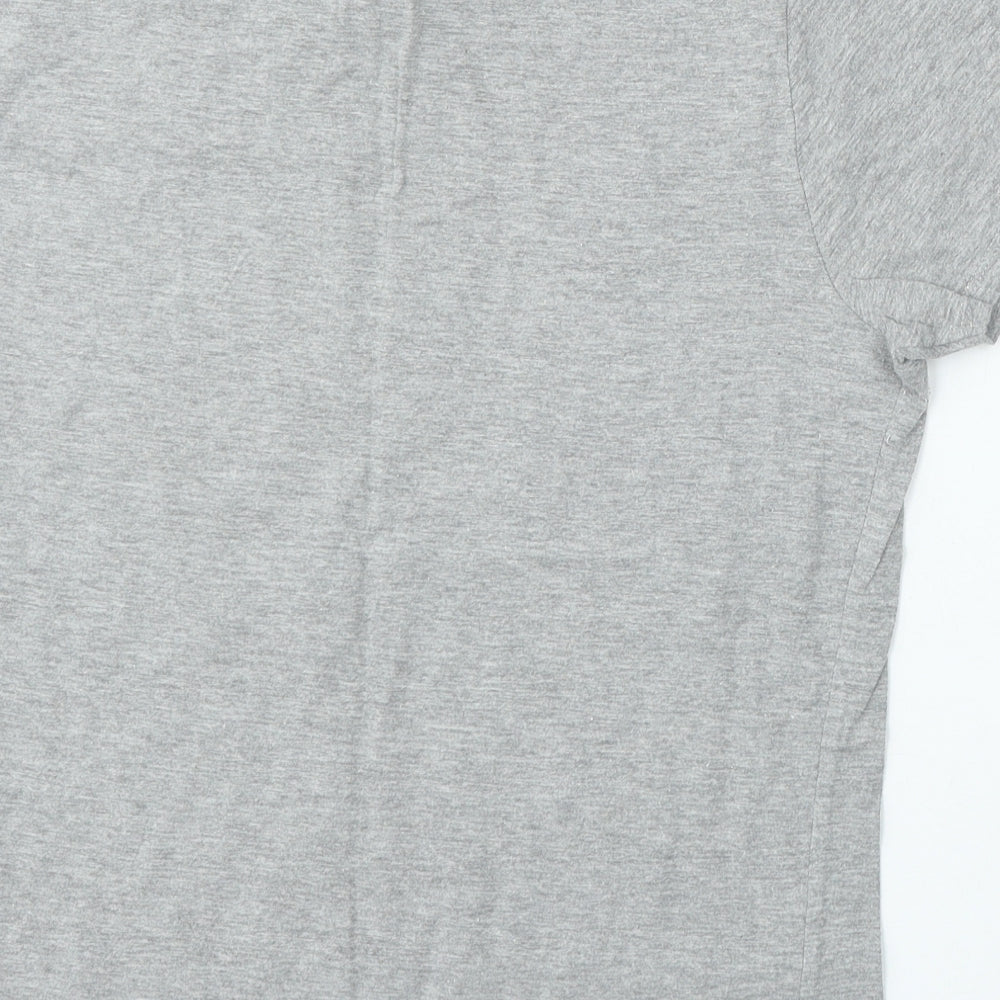 B&C Collection Womens Grey Cotton Basic T-Shirt Size XL Round Neck