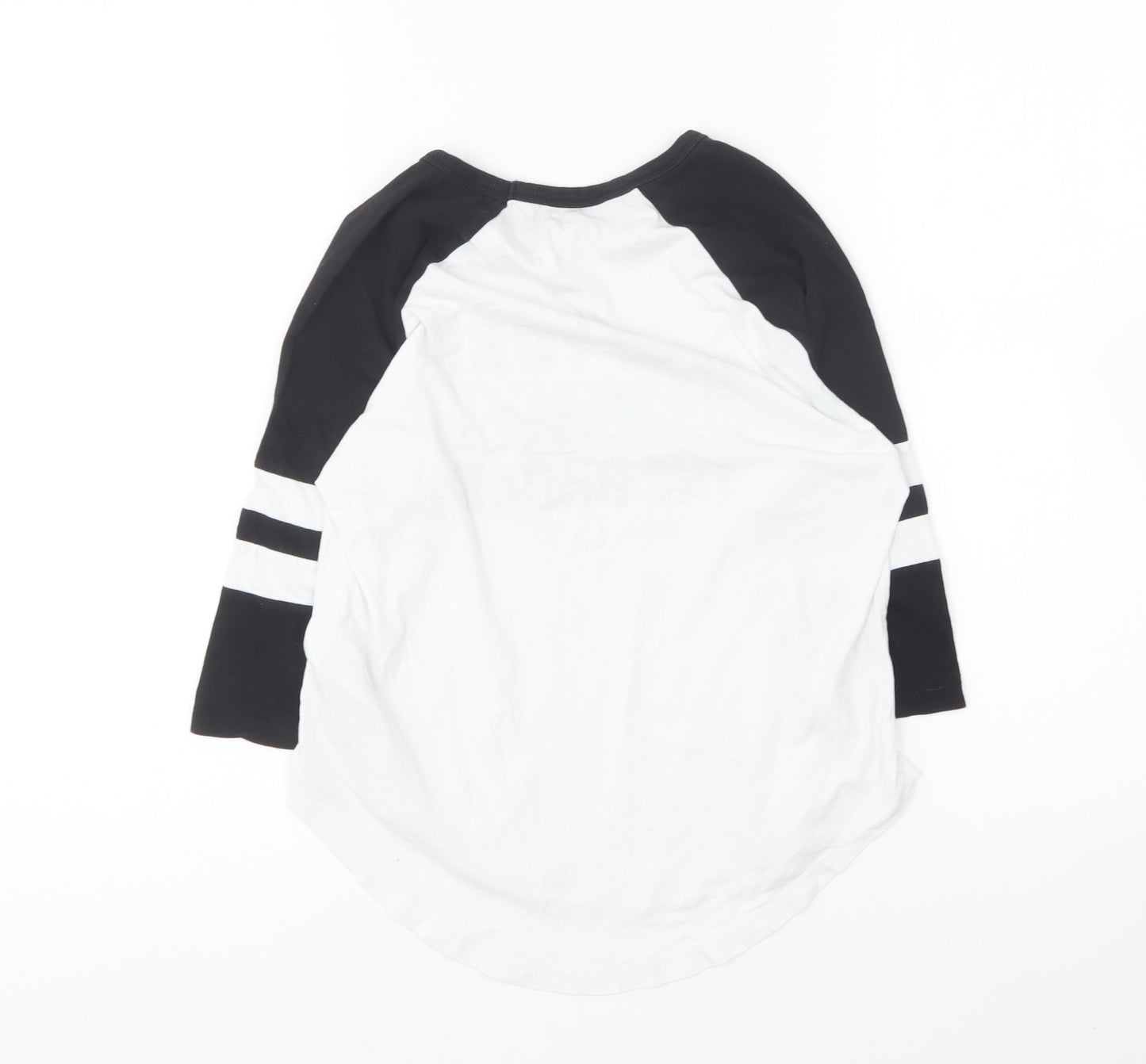 New Look Boys White Cotton Basic T-Shirt Size 10-11 Years Round Neck - New York