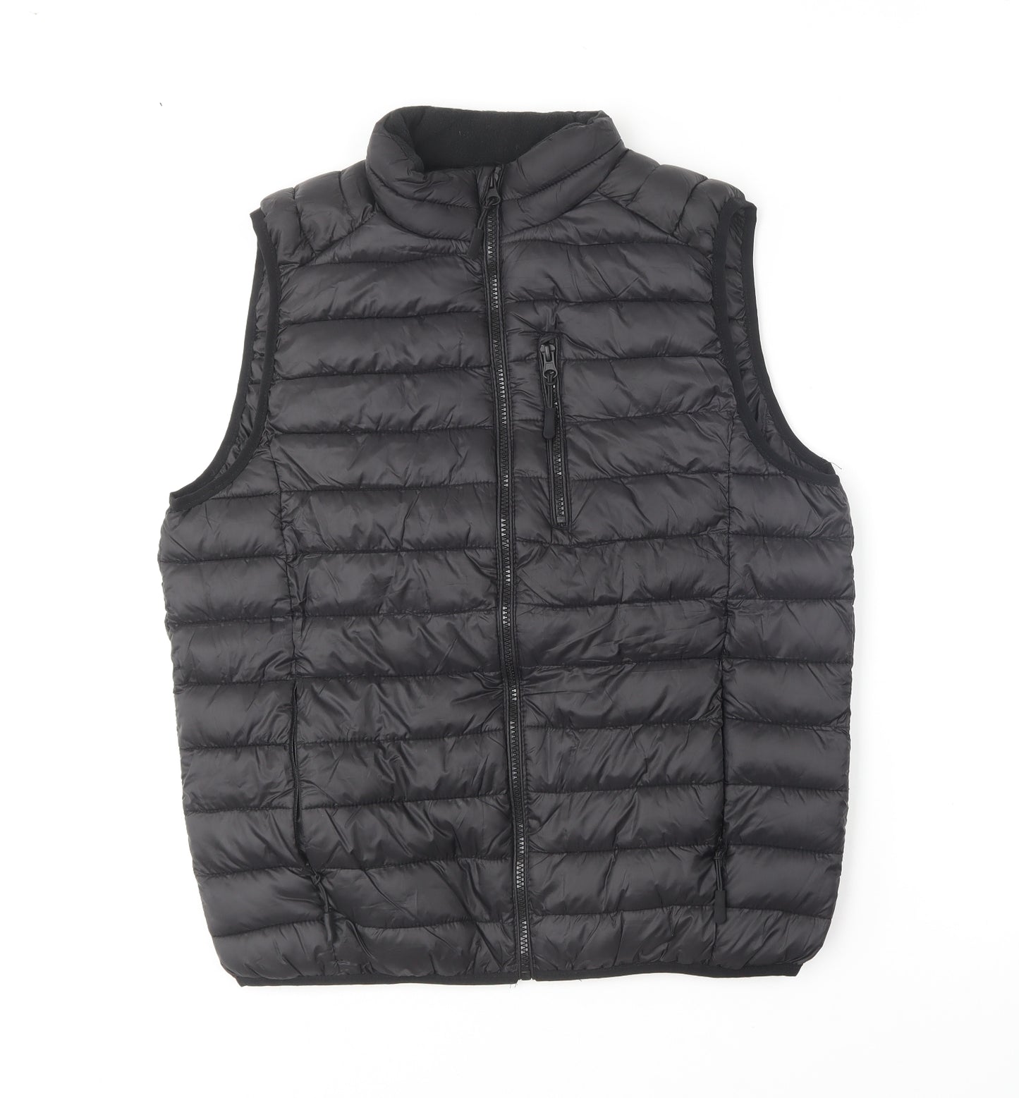 F&F Mens Black Gilet Jacket Size M