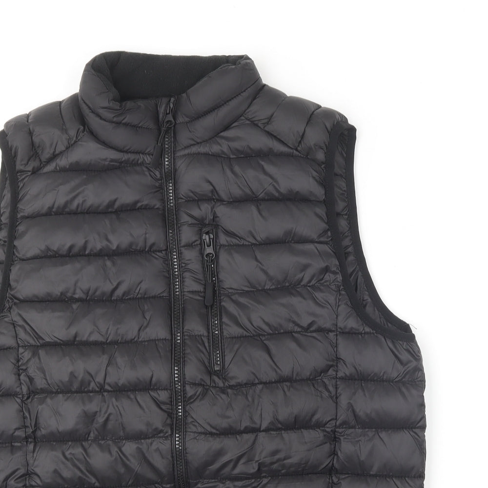 F&F Mens Black Gilet Jacket Size M