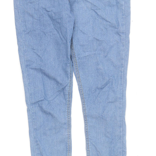George Womens Blue Cotton Skinny Jeans Size 10 L29 in Regular