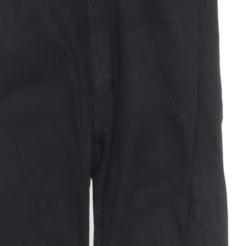 Burton Mens Black Cotton Straight Jeans Size 32 in L28 in Regular