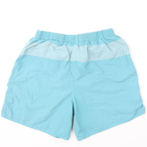Slazenger Mens Blue Polyester Sweat Shorts Size L L6 in Regular - Swim Shorts