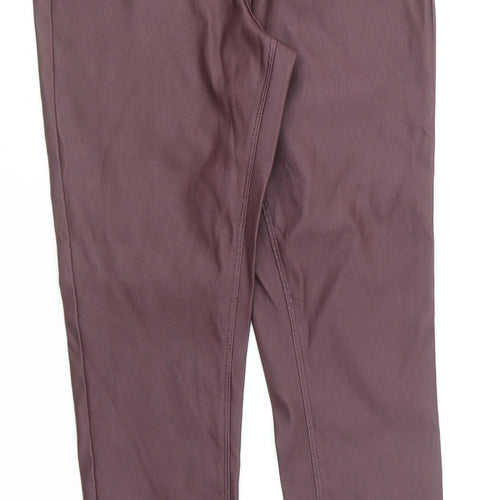 Primark Womens Purple Polyester Jegging Leggings Size 10 L29 in