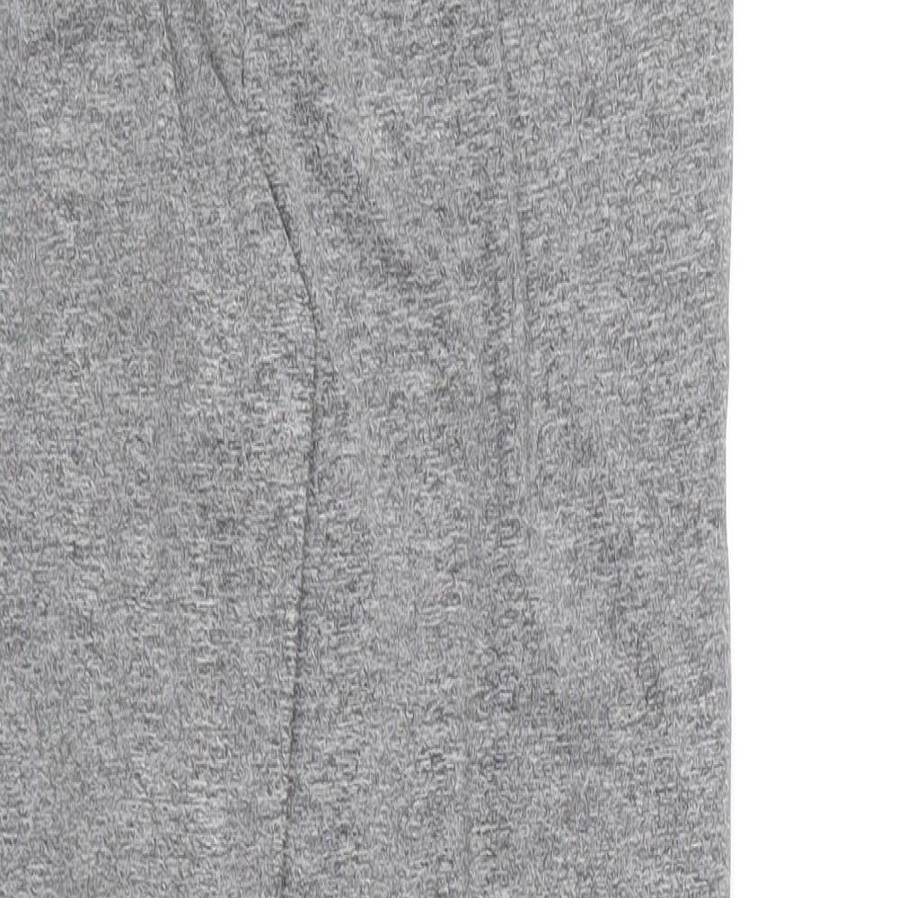 F&F Girls Grey Polyester Jogger Trousers Size 9-10 Years Regular Tie