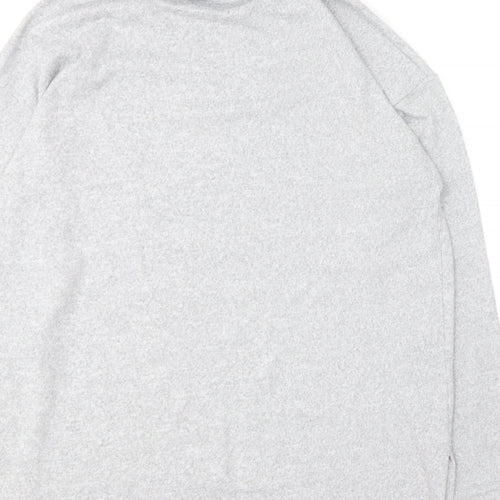 New Look Womens Grey Roll Neck Polyester Pullover Jumper Size S