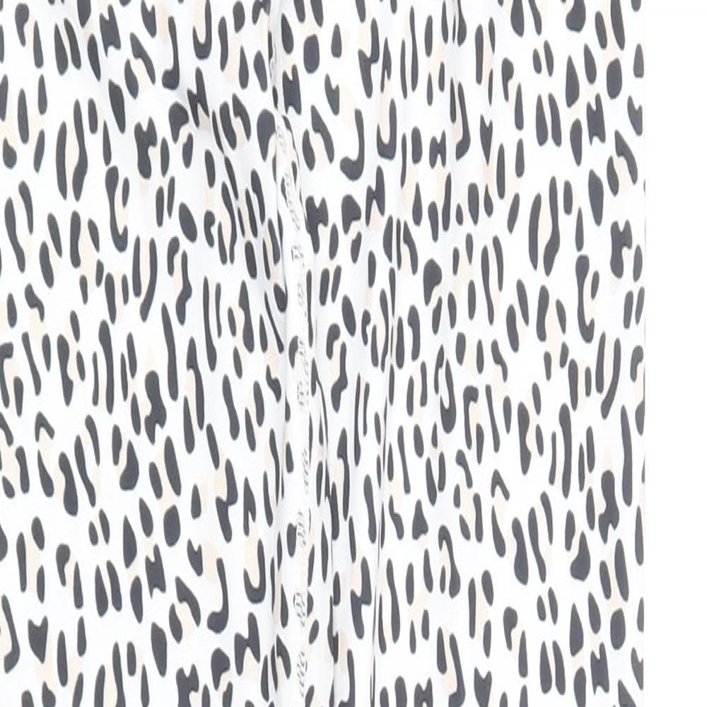 Preworn Womens Multicoloured Animal Print Polyester Compression Leggings Size S L25 in Regular