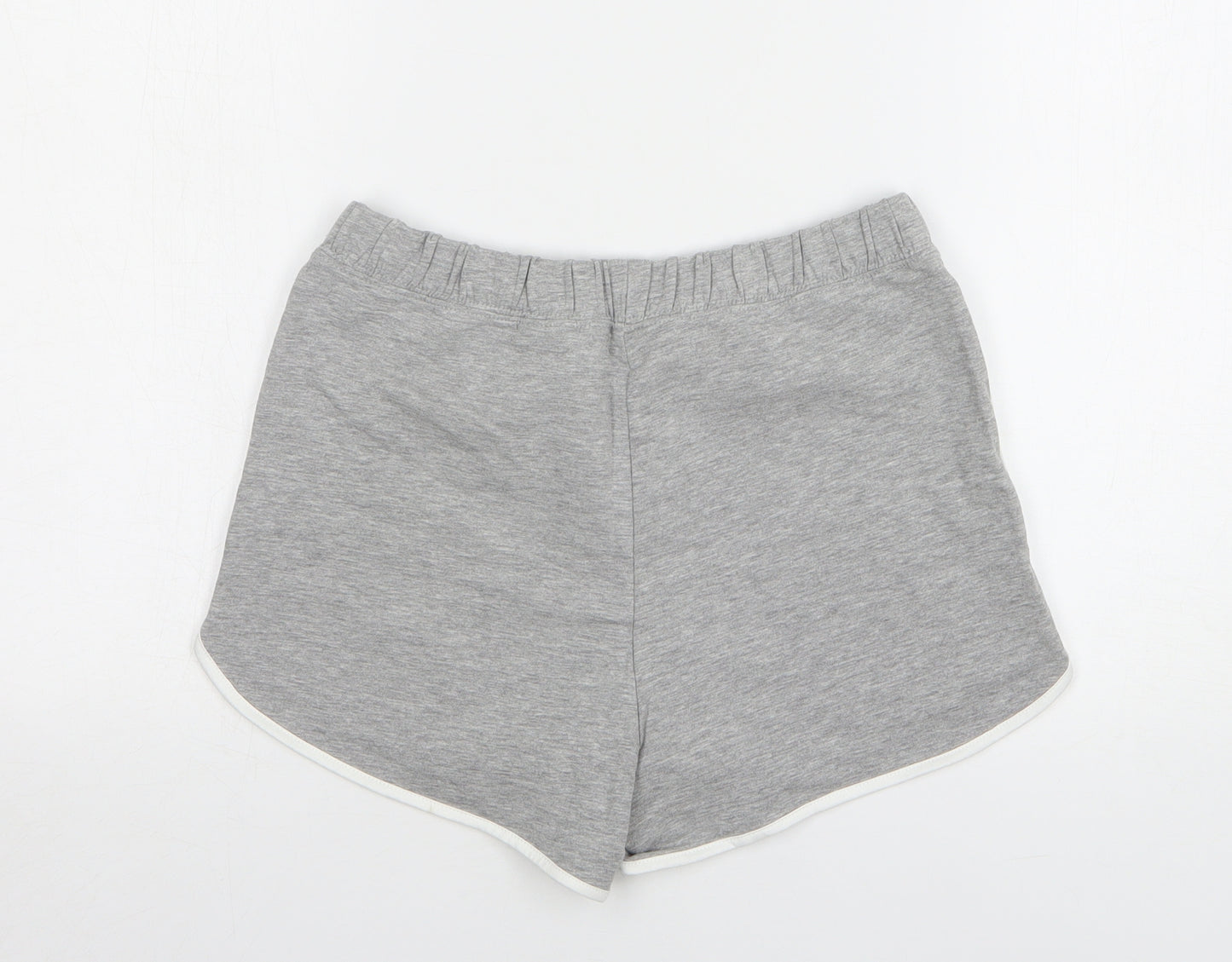 H&M Womens Grey Cotton Sweat Shorts Size S L3 in Regular