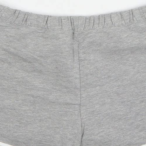 H&M Womens Grey Cotton Sweat Shorts Size S L3 in Regular