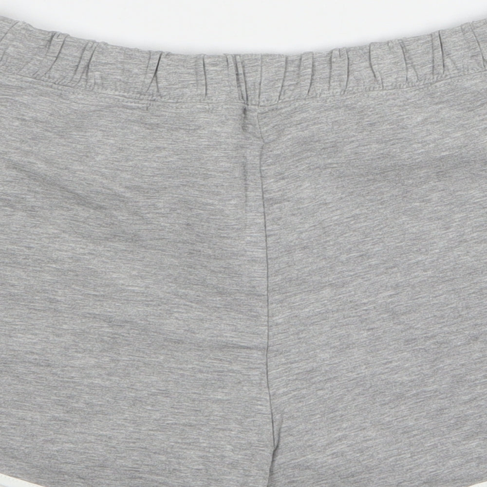 H&M Womens Grey Cotton Sweat Shorts Size S L3 in Regular