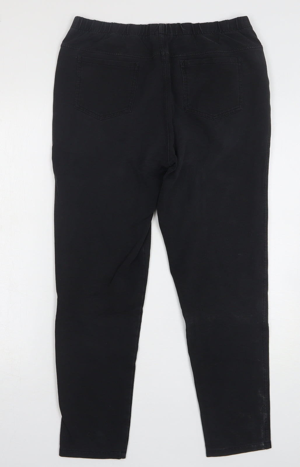 NEXT Womens Black Cotton Jegging Jeans Size 16 L26 in Regular