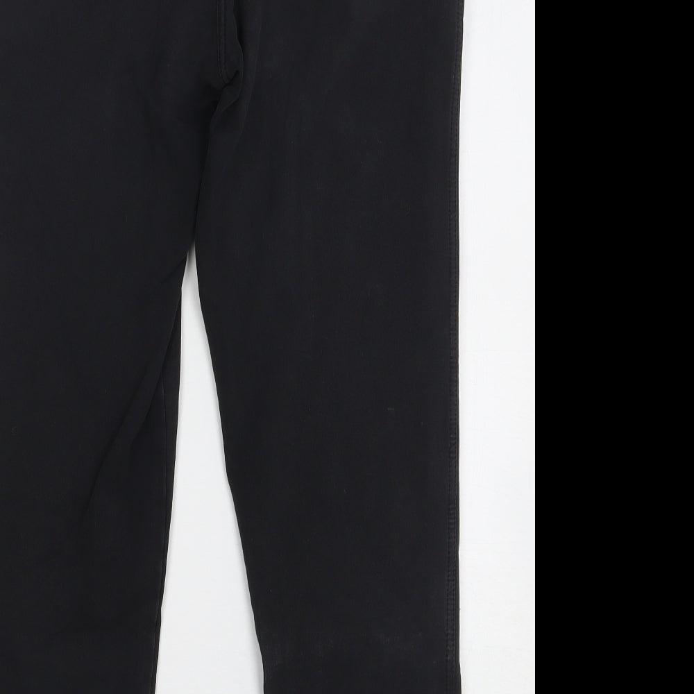 NEXT Womens Black Cotton Jegging Jeans Size 16 L26 in Regular