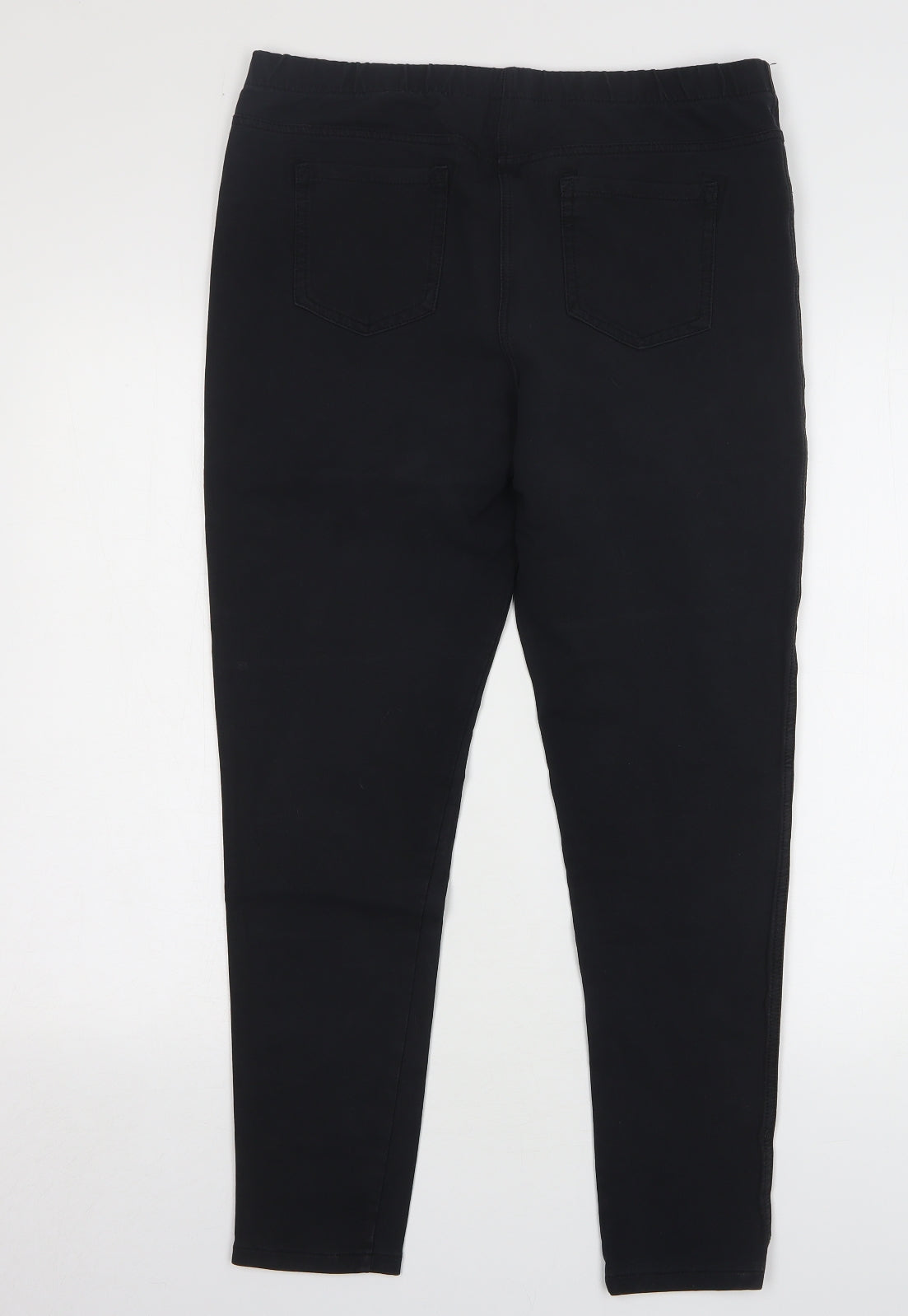 NEXT Womens Black Cotton Jegging Jeans Size 16 L27 in Regular